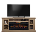 Tresanti Nottingham Media Mantel with ClassicFlame CoolGlow 2-in-1 Electric Fireplace & Fan - Image 3