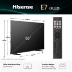 Hisense 58E7QTUK 58 Inch QLED HD Smart TV - Image 2