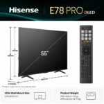 Hisense 55E78QTUK PRO 55 Inch QLED HD Smart TV - Image 6