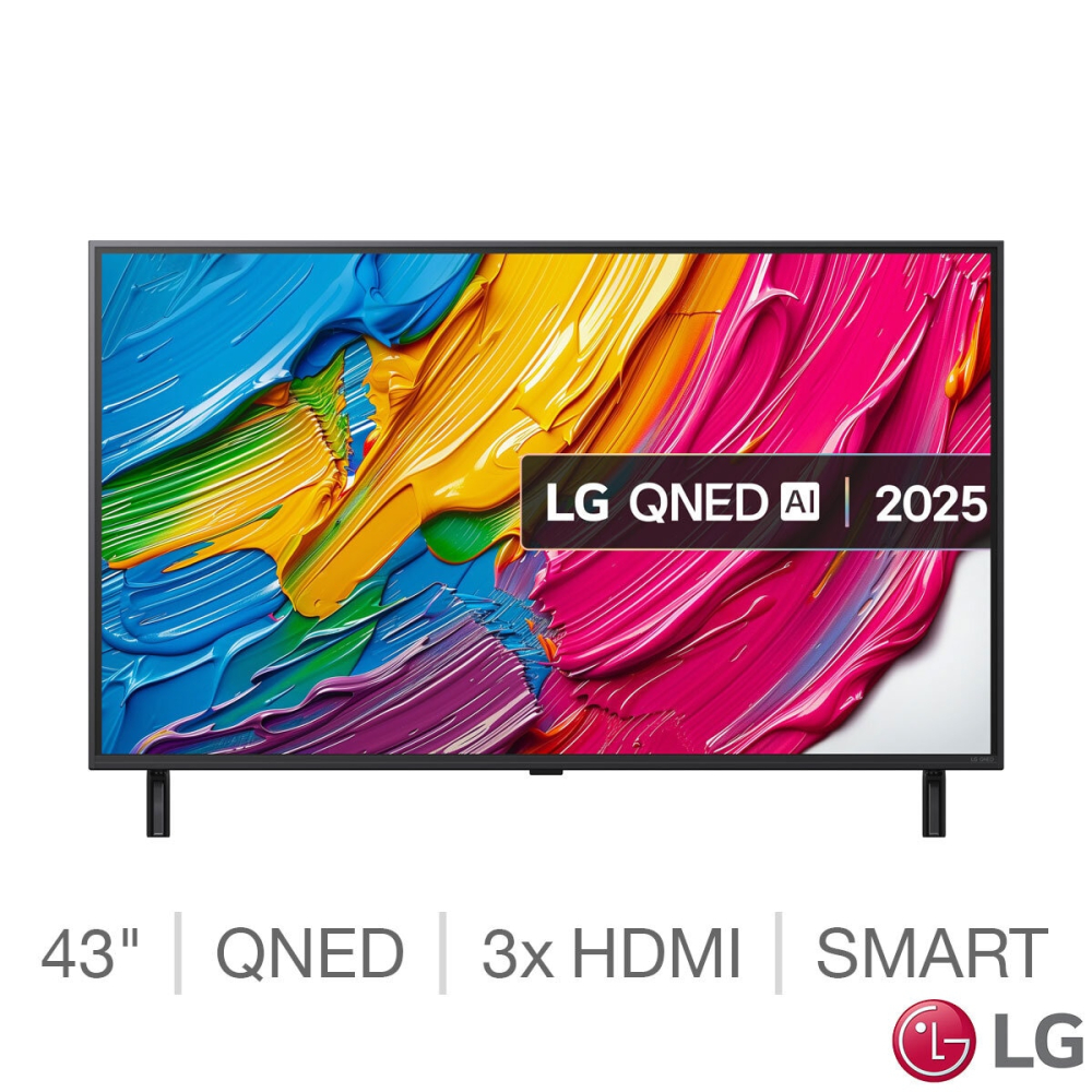 LG 43QNED80A6A 43 Inch QNED 4K Ultra HD Smart TV