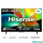 Hisense 50E78QTUK PRO 50 Inch QLED HD Smart TV