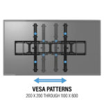 Sanus 65-140 Inch Tilting X Large TV Wall Mount, VXT7-B2 - Image 3