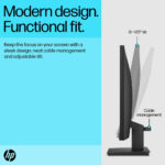 HP V24v G5 23.8 Inch Full HD 75Hz Monitor, 6D8H0AAABU - Image 4