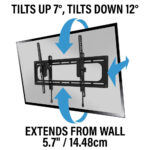 Sanus Preferred 42-90 Inch Large Tilt Wall Mount, SLT4-B2 - Image 2