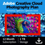 Adobe Creative Cloud 1TB Photograhy plan 1 Year (Digital Download)