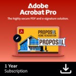 Adobe Acrobat Pro 1 Year (Digital Download)