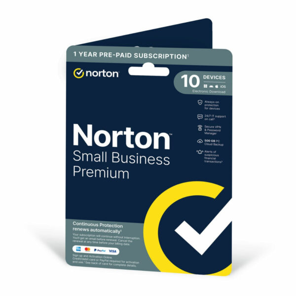 Norton Small Business Premium, 10 Devices, 1 Year (Digital Download)