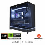 CyberPower, AMD Ryzen 9, 32GB RAM, 2TB SSD, NVIDIA GeForce RTX 5090, Gaming Desktop PC