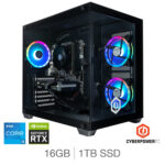CyberPower, Intel Core i5, 16GB RAM, 1TB SSD NVIDIA GeForce RTX 5060 Ti, Gaming Desktop PC