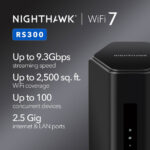 Netgear Nighthawk RS300 Tri-Band WiFi 7 Router 9.3Gbps, 6GHZ, RS300-100EUS - Image 2