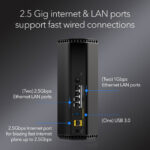 Netgear Nighthawk RS300 Tri-Band WiFi 7 Router 9.3Gbps, 6GHZ, RS300-100EUS - Image 4