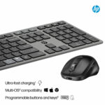 HP Multi-Device Ultra-Fast Rechargeable Wireless Keyboard and Mouse Combo - Image 4