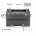 Brother Mono Laser Printer, HL-L2400DWE - Image 2
