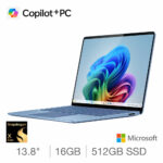 Microsoft Surface Laptop 7 Copilot+ PC, Snapdragon X Elite, 16GB RAM, 512GB SSD, 13.8 Inch Laptop, ZGP-00064