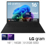 LG gram, Intel Core Ultra 7, 16GB RAM, 512GB SSD, 16 Inch Laptop, 16Z90TL-G.AU75A1