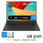 LG gram, Intel Core i5, 16GB RAM, 256GB SSD, 17 Inch Laptop, 17Z90RU-G.AP52A1
