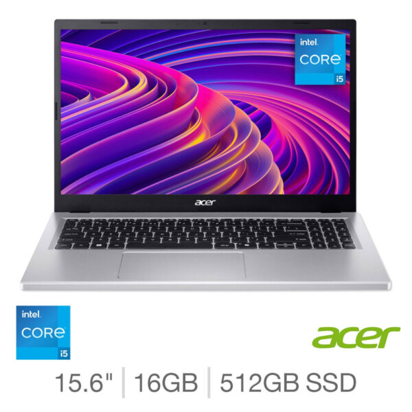 Acer Aspire Go 15, Intel Core i5, 16GB RAM, 512GB SSD, 15.6 Inch Laptop, NX.JD9EK.00J