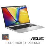 ASUS Vivobook, AMD Ryzen 7, 16GB RAM, 512GB SSD, 15.6 Inch Laptop, M1502YA-NJ033W