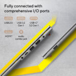 ASUS Vivobook Go, AMD Ryzen 5, 16GB RAM, 512GB SSD, 15.6 Inch Laptop, E1504FA-BQ2566W - Image 3