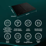 Hisense Hi6 HEH6432BSCWF 60cm Induction Hob in Black, For External / Recirculation Ventilation - Image 2