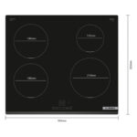 Bosch Series 4 PIE631BB5E 60cm Touch Control Induction Hob in Black - Image 3