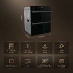 Hisense Hi6 BUD714221CDBG Electric Built-Under Double Oven, A Rated in Black - Image 2