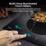Hisense Hi8 HI6443BSCWF 60cm Induction Hob with Area Flex, in Black - Image 3