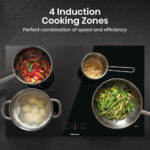 Hisense Hi6 HI8421BSC 80cm Induction Hob with Bridge Zone, in Black - Image 2