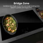 Hisense Hi6 HI8421BSC 80cm Induction Hob with Bridge Zone, in Black - Image 3