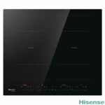 Hisense Hi6 HI6442BSCE 60cm Electric Induction Hob with Area Flex, in Black