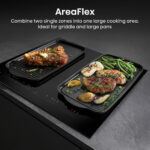 Hisense Hi6 HI6442BSCE 60cm Electric Induction Hob with Area Flex, in Black - Image 4