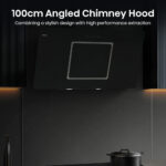 Hisense Hi6 CH10IN14BBUK 100cm Chimney Cooker Hood, A Rated in Black Glass - Image 3