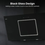 Hisense Hi6 CH10IN14BBUK 100cm Chimney Cooker Hood, A Rated in Black Glass - Image 4