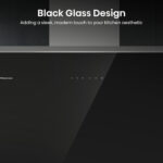 Hisense CH6IN14BXBUK 60cm Chimney Cooker Hood, A Rated in Black - Image 4
