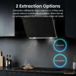 Hisense CH6IN14BXBUK 60cm Chimney Cooker Hood, A Rated in Black - Image 5