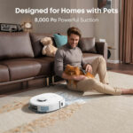 Eufy X10 Pro Omni Robot Vacuum in White, T2351221 - Image 4
