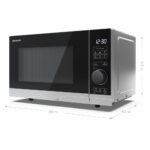 Sharp 20 Litre 700W Solo Digital Microwave, YC-PS204AU-S - Image 6