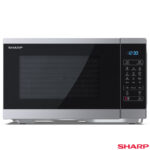 Sharp 25 Litre 900W Digital Microwave with 1000W Grill, YC-MG252AU-S