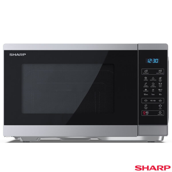 Sharp 25 Litre 900W Digital Microwave with 1000W Grill, YC-MG252AU-S