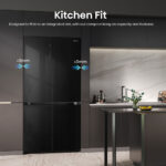 Hisense RQ768N4GBE, Multi Door Fridge Freezer, E Rated in Black - Image 4