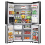 Hisense RQ5X560SFLES, Multi Door Fridge Freezer, E Rated in Stainless Steel - Image 2