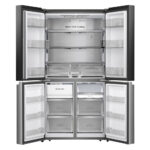 Hisense RQ5X560SFLES, Multi Door Fridge Freezer, E Rated in Stainless Steel - Image 3