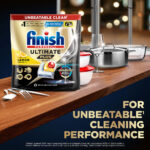 Finish Ultimate Plus All in One Lemon Sparkle, 90 Pack - Image 3