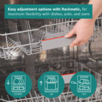 Bosch Series 6 SMS6ZCI10G Freestanding Dishwasher, B Rated in Silver - Image 4