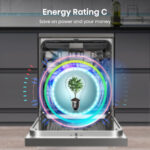 Hisense HS673C60XUK Freestanding Dishwasher, C Rated in Stainless Steel - Image 4