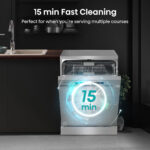 Hisense HS673C60XUK Freestanding Dishwasher, C Rated in Stainless Steel - Image 5