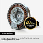 Samsung Series 9 Large Capacity WD18DB8995BZT1 18kg / 11kg Washer Dryer, A Rated in Dark Steel - Image 5