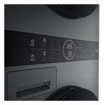 LG WT1210BBTN1, 12kg/10kg, 1400rpm, WashTower Rated in A/A+++ in Black Steel - Image 4