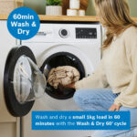 Bosch WNG25401GB Series 6 Washer Dryer, 10.5/6kg Capacity, D Rated in White - Image 4