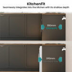 Hisense KitchenFit 5i Series WD5I1045BWQ, 10.5kg / 6kg Washer Dryer, D Rated in White - Image 5